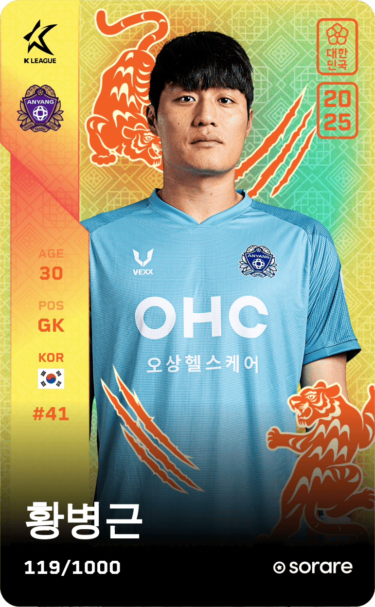 Hwang Byeong-Geun 2025-26 • Limited 119/1000