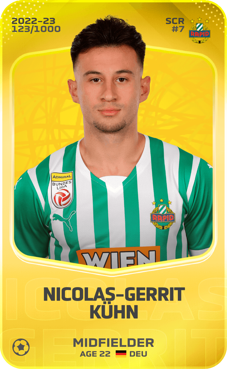 Nicolas-Gerrit Kühn 2022-23 • Limited 123/1000