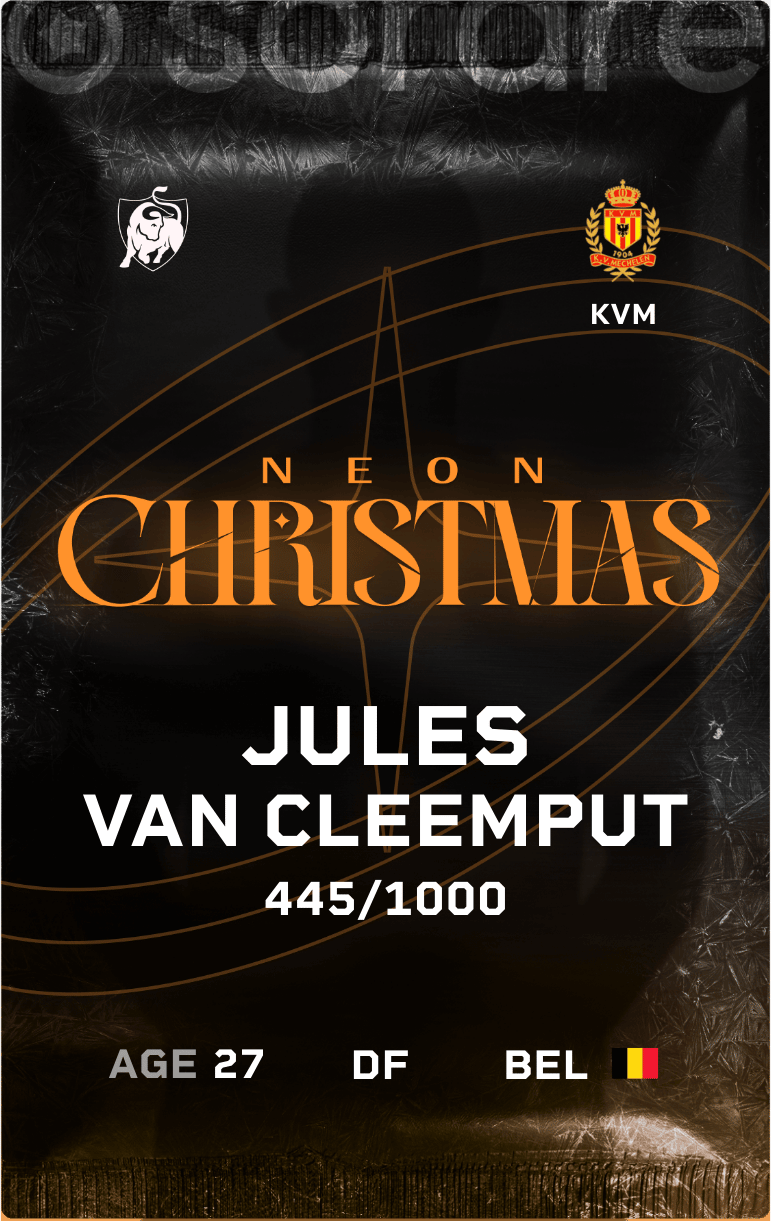 Jules Van Cleemput 2024-25 • Limited 445/1000
