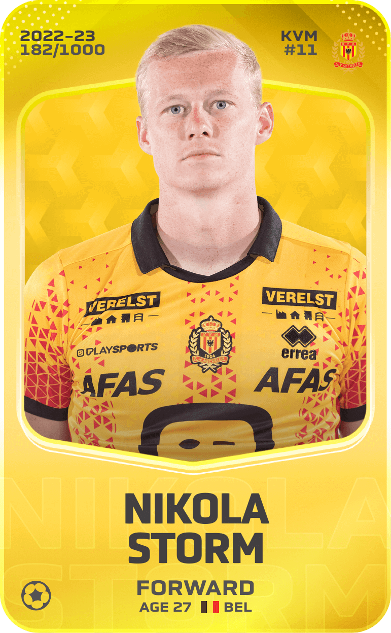 Nikola Storm 2022-23 • Limited 182/1000