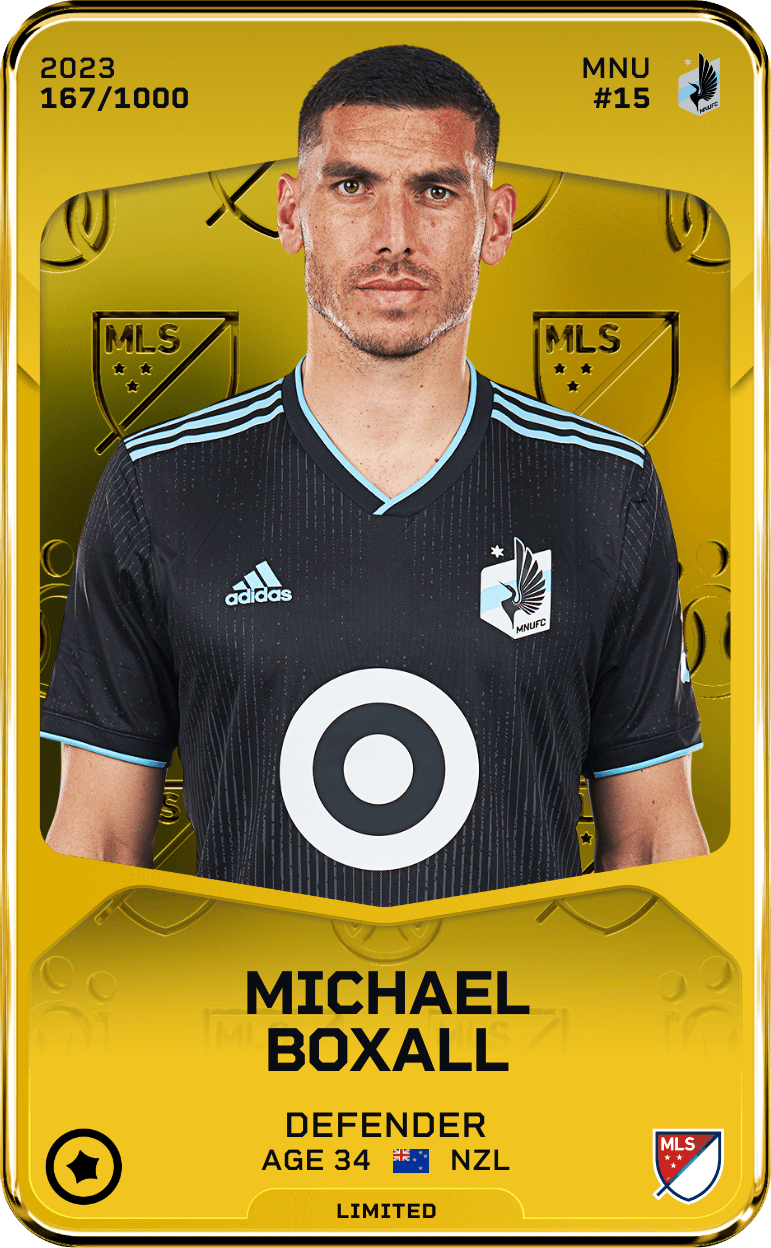 Michael Boxall 2023-24 • Limited 167/1000