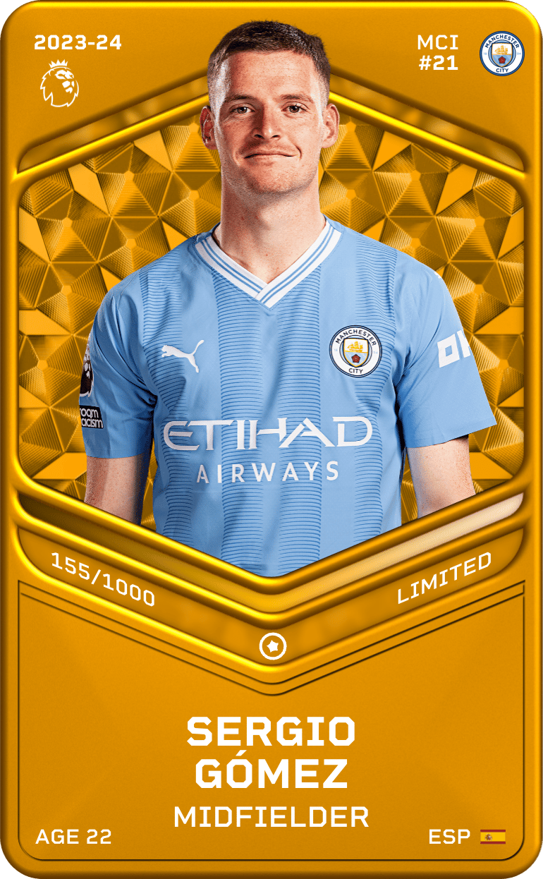Sergio Gómez 2023-24 • Limited 155/1000