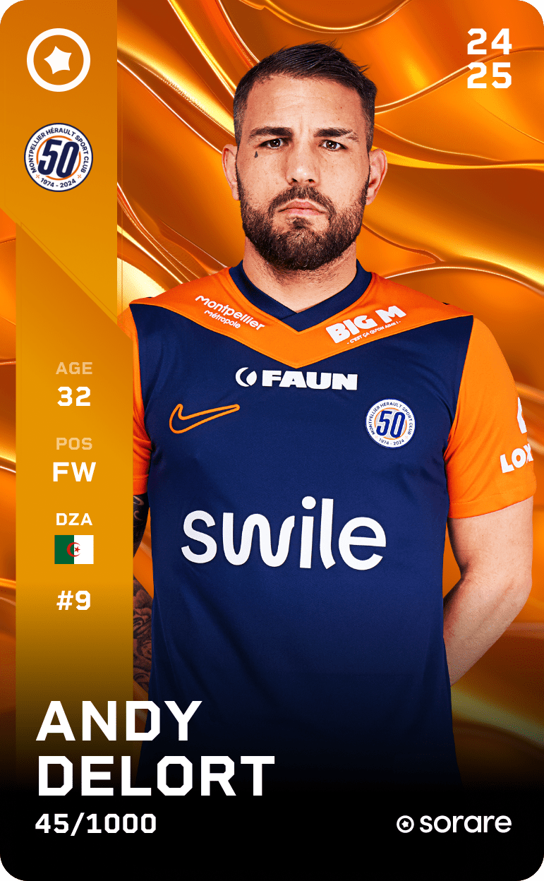 Andy Delort 2024-25 • Limited 45/1000