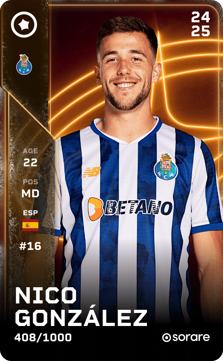 Nico González 2024-25 • Limited 408/1000