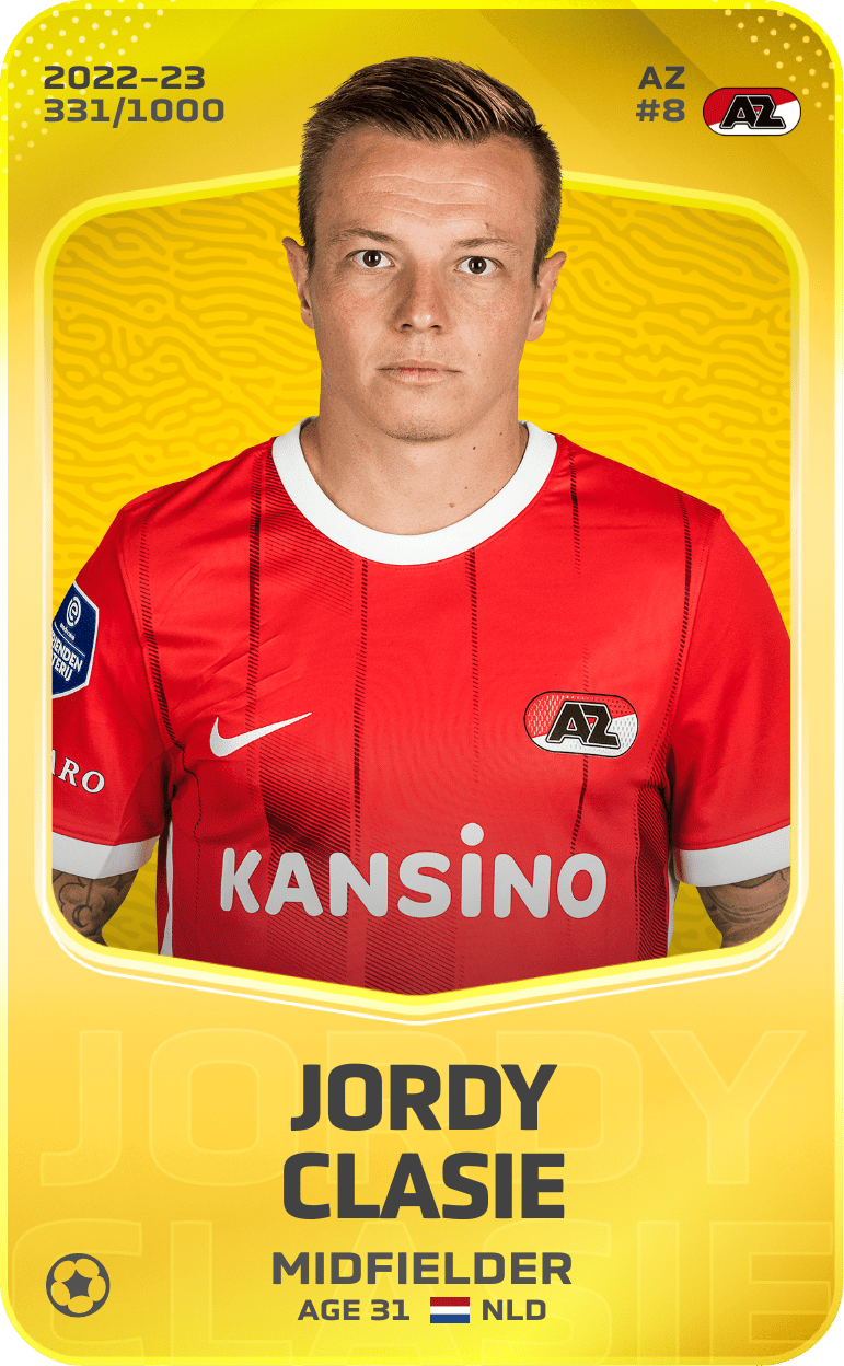 Jordy Clasie 2022-23 • Limited 331/1000