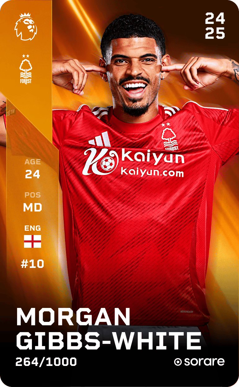 Morgan Gibbs-White 2024-25 • Limited 264/1000