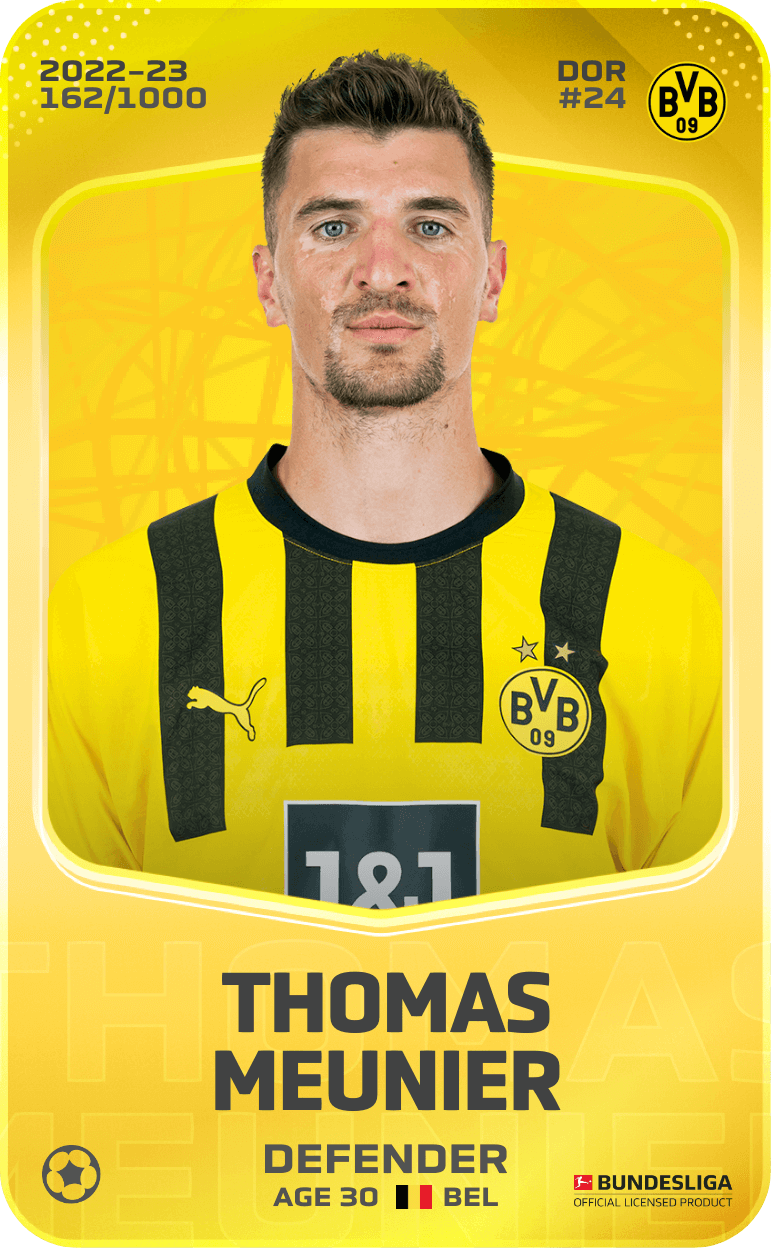 Thomas Meunier 2022-23 • Limited 162/1000