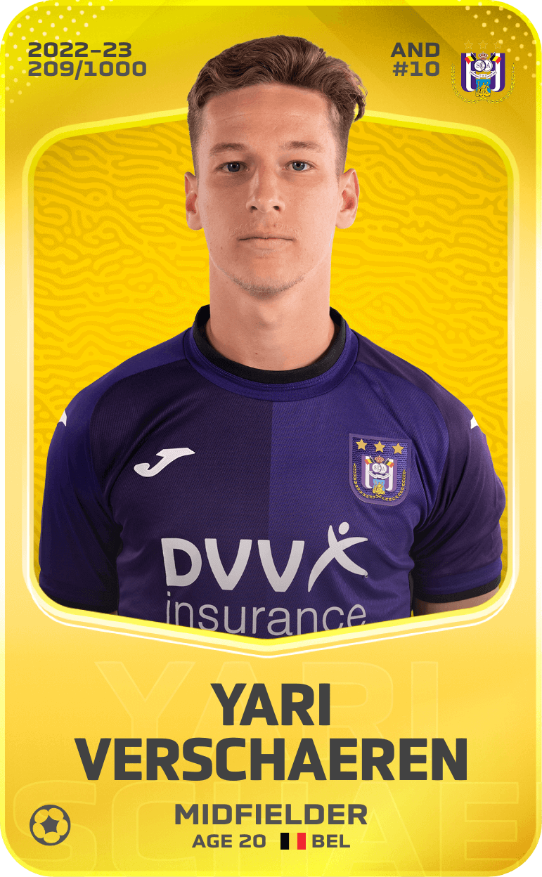 Yari Verschaeren 2022-23 • Limited 209/1000
