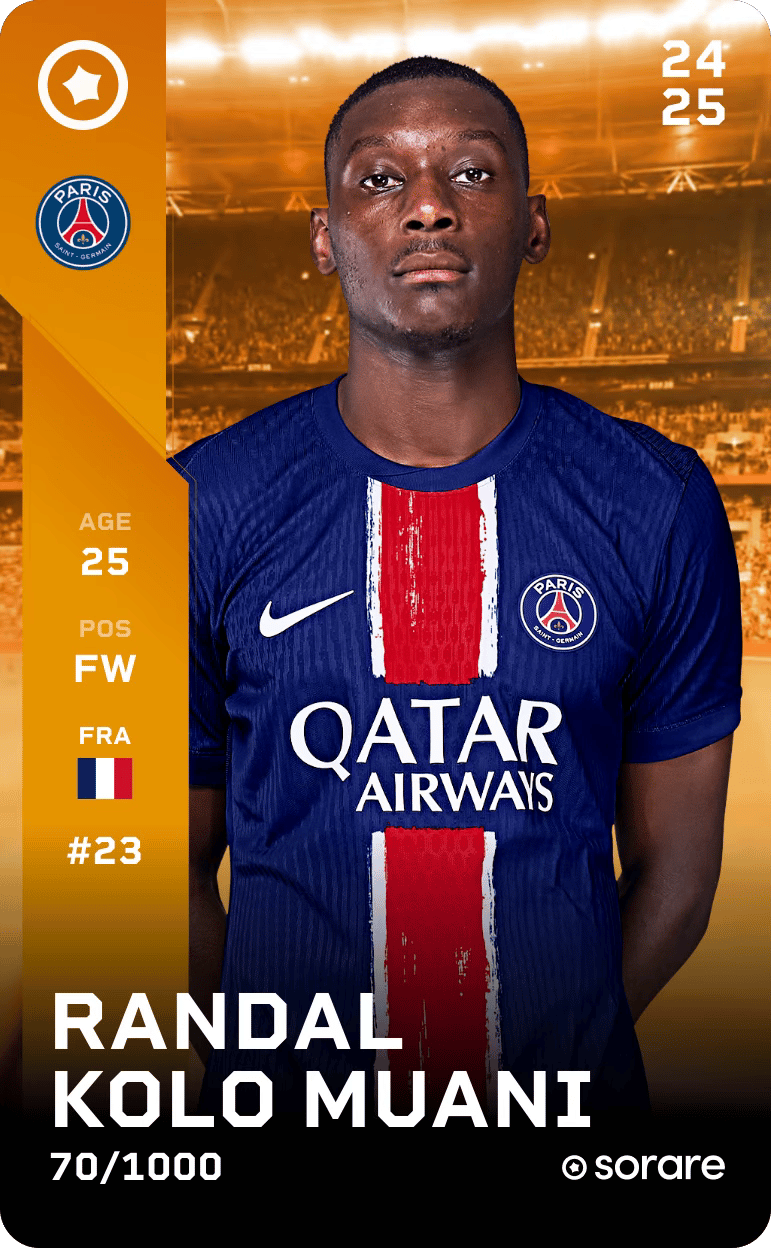 Randal Kolo Muani 2024-25 • Limited 70/1000