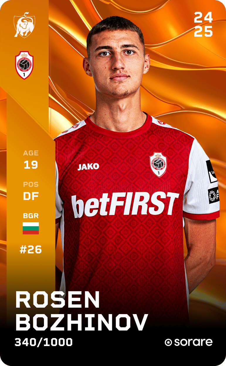 Rosen Bozhinov 2024-25 • Limited 340/1000