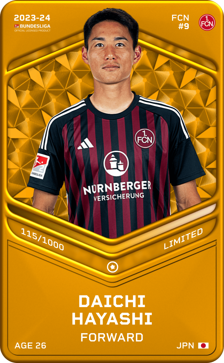 Daichi Hayashi 2023-24 • Limited 115/1000