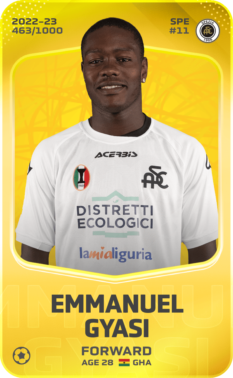 Emmanuel Gyasi 2022-23 • Limited 463/1000
