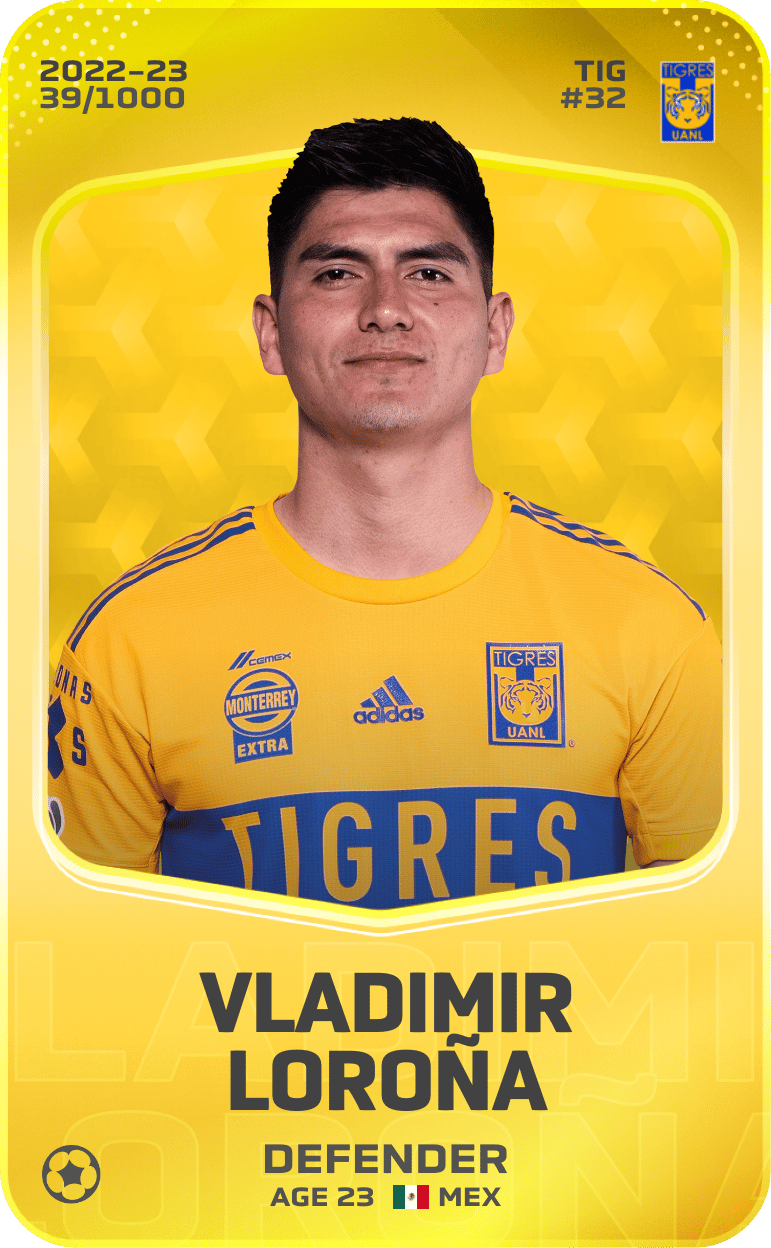 Vladimir Loroña 2022-23 • Limited 39/1000