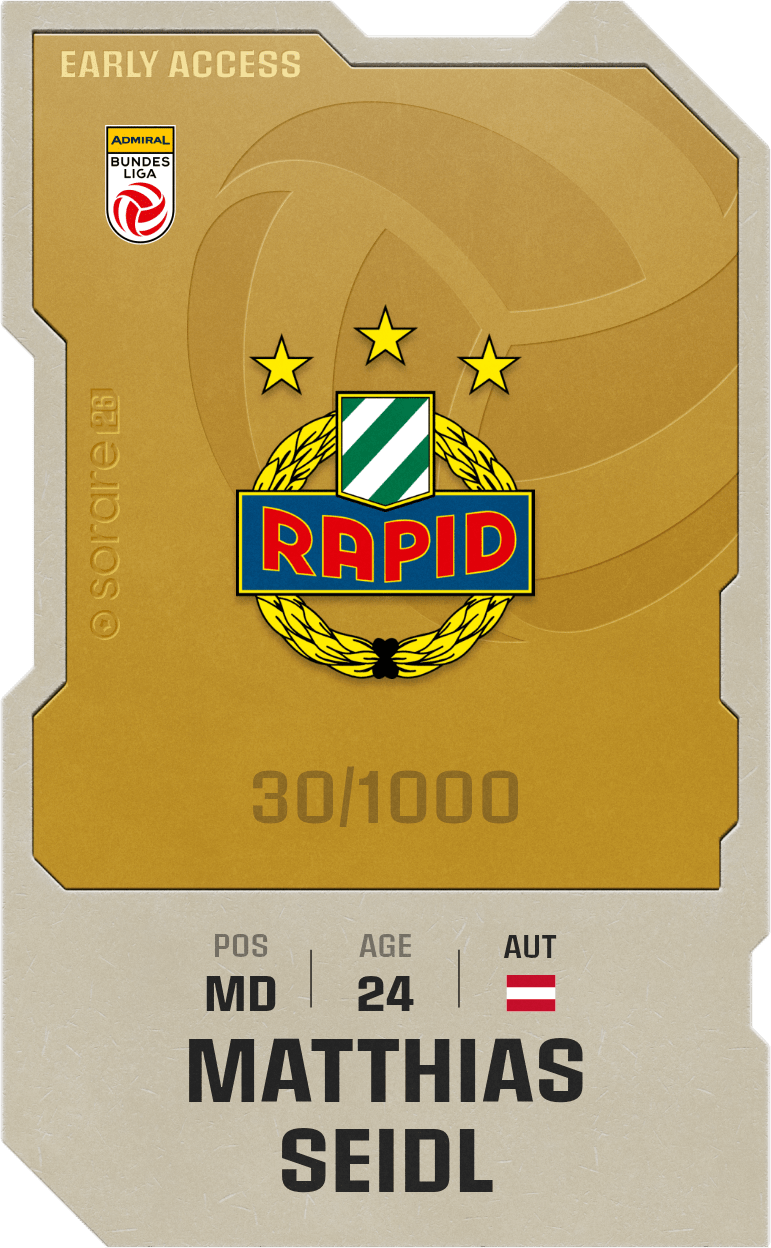 Matthias Seidl 2025-26 • Limited 30/1000