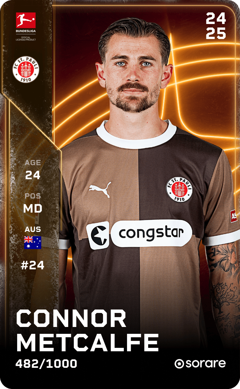 Connor Metcalfe 2024-25 • Limited 482/1000