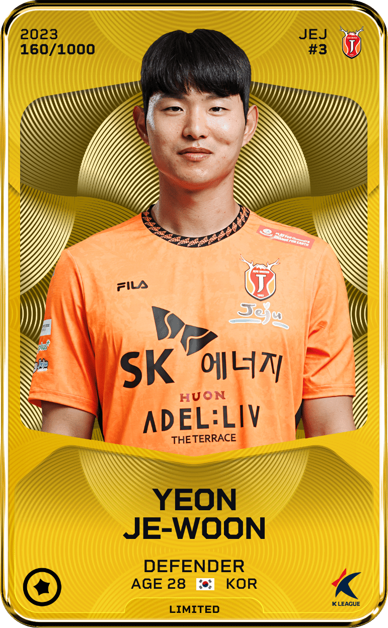 Yeon Je-Woon 2023-24 • Limited 160/1000
