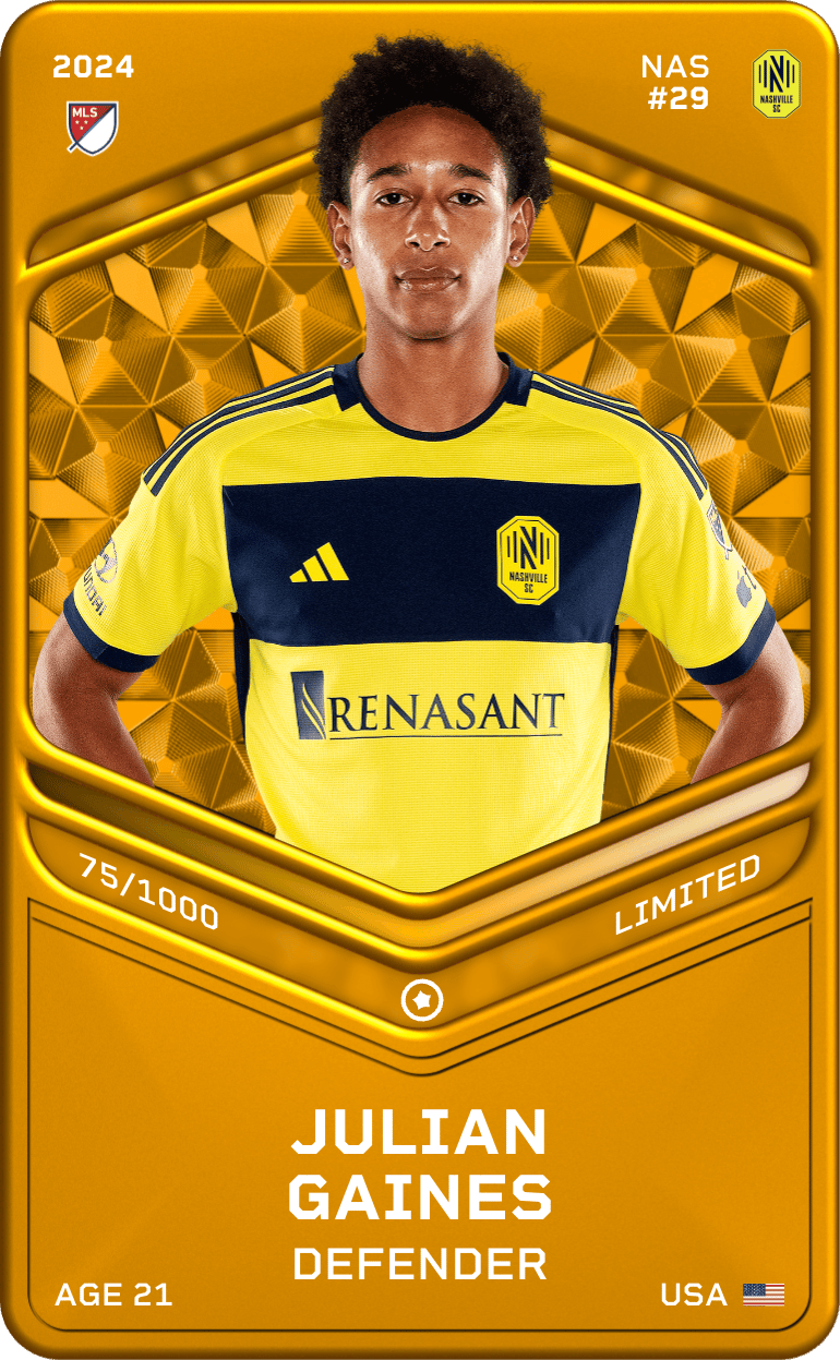 Julian Gaines 2024-25 • Limited 75/1000