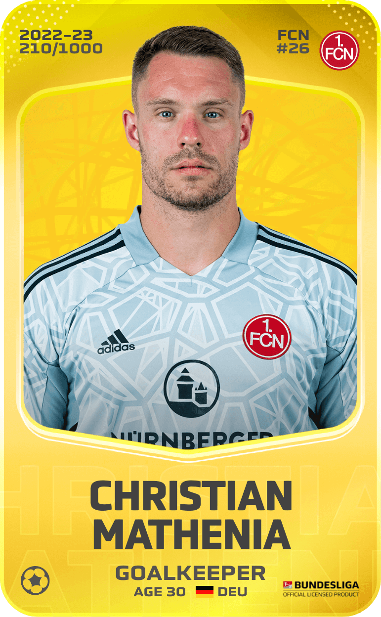 Christian Mathenia 2022-23 • Limited 210/1000