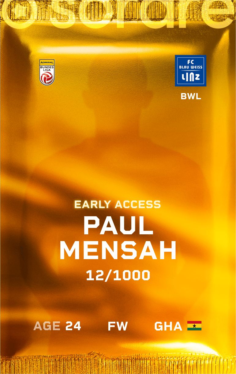 Paul Mensah 2024-25 • Limited 12/1000