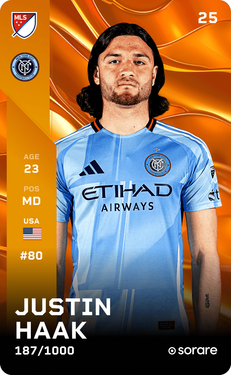 Justin Haak 2025-26 • Limited 187/1000