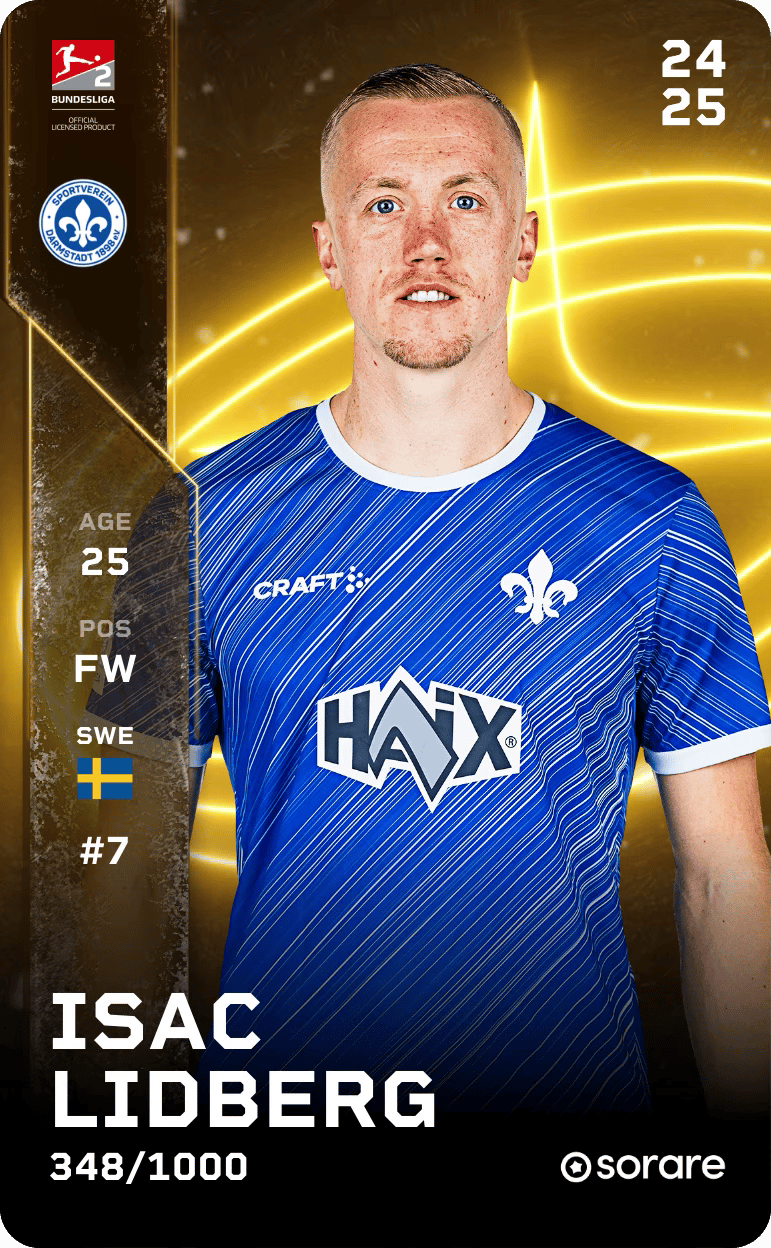 Isac Lidberg 2024-25 • Limited 348/1000