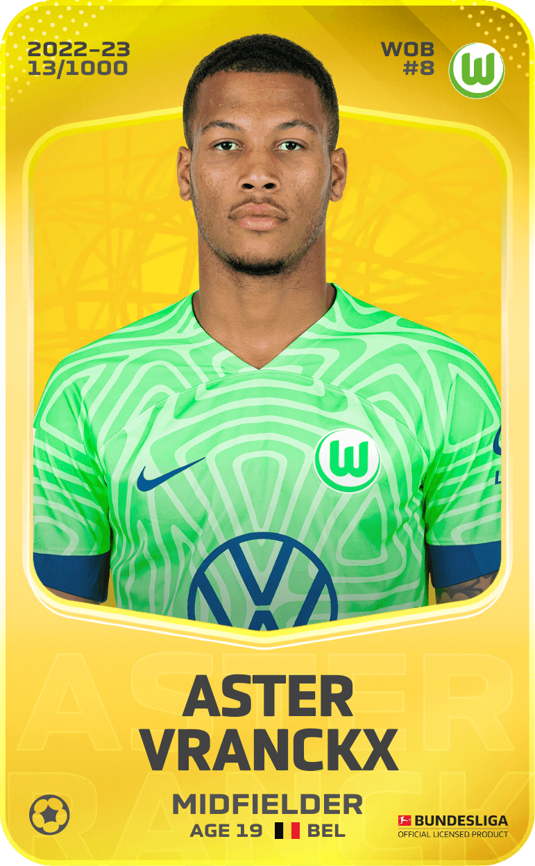 Aster Vranckx 2022-23 • Limited 13/1000