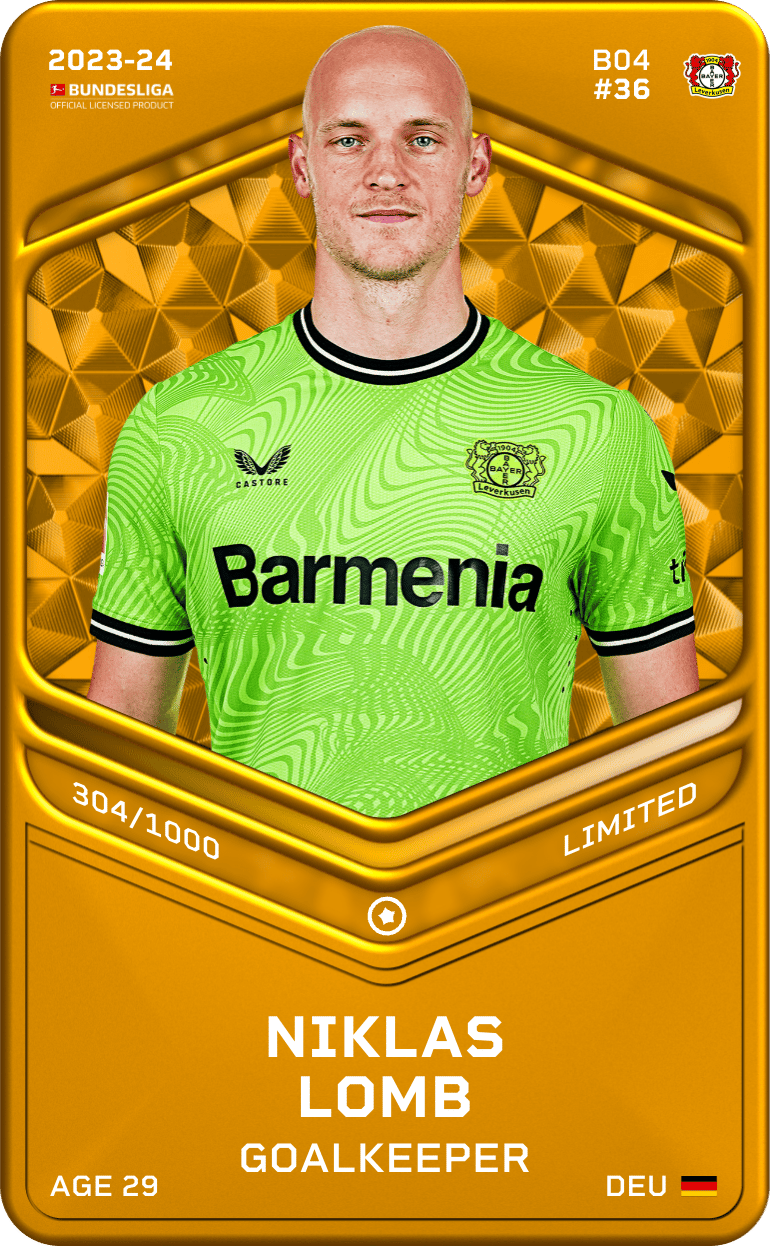 Niklas Lomb 2023-24 • Limited 304/1000