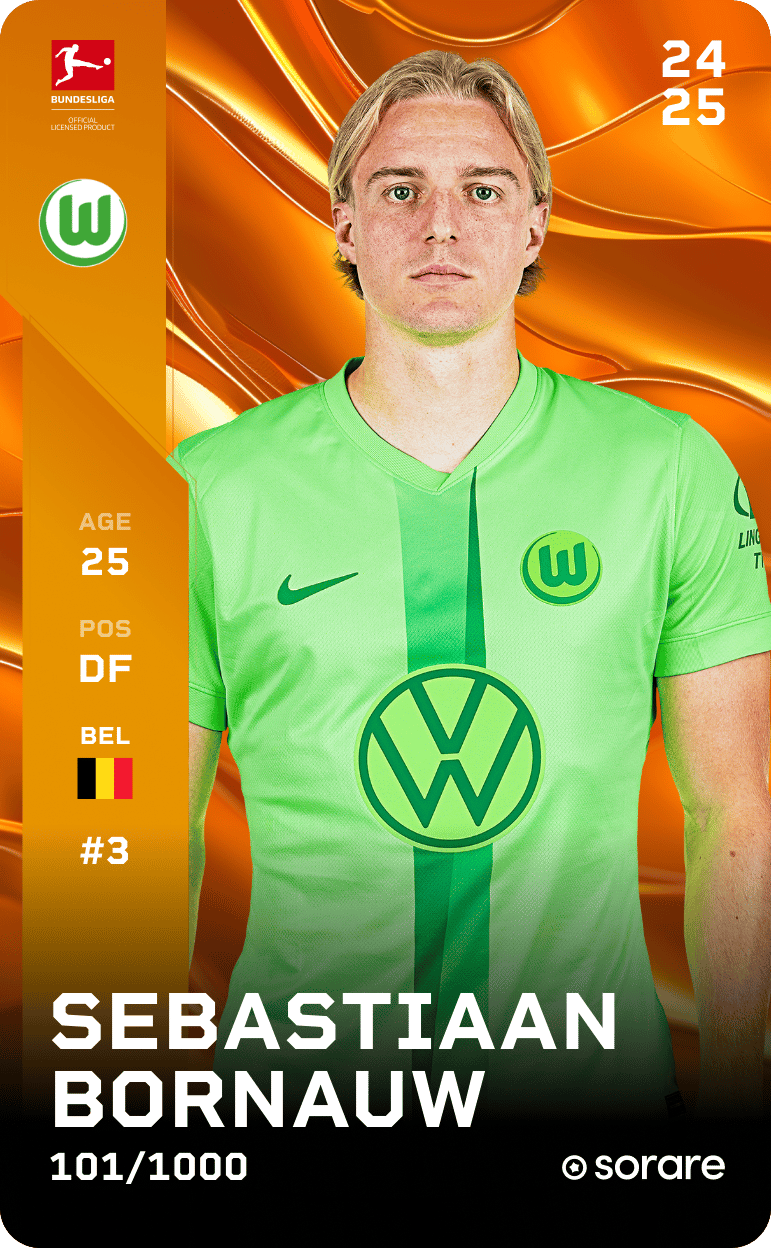 Sebastiaan Bornauw 2024-25 • Limited 101/1000