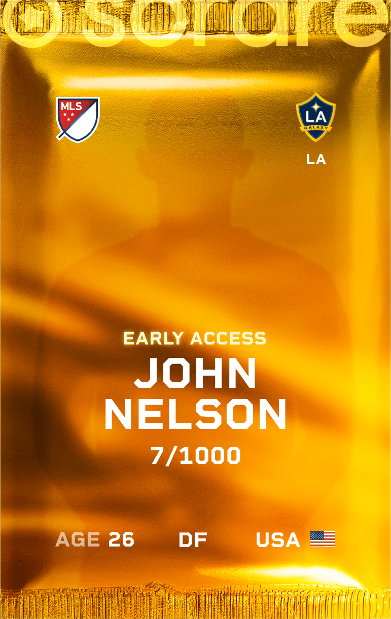 John Nelson 2025-26 • Limited 7/1000