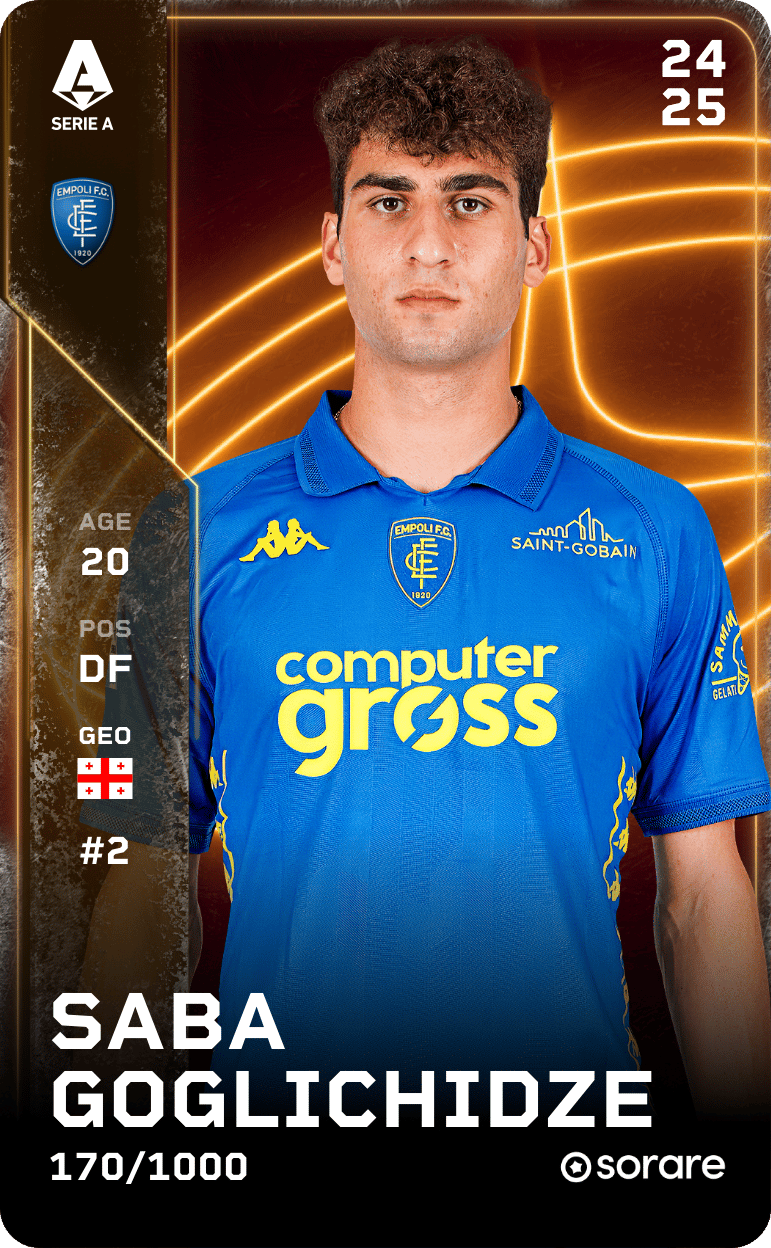 Saba Goglichidze 2024-25 • Limited 170/1000