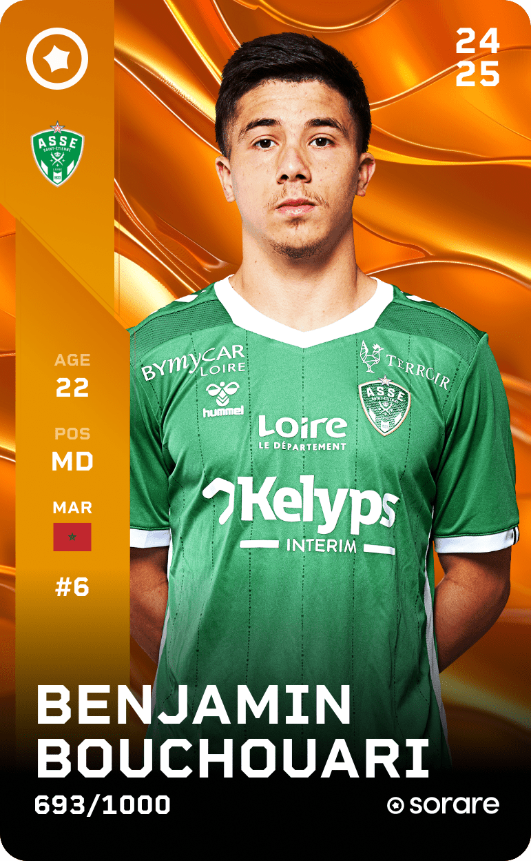 Benjamin Bouchouari 2024-25 • Limited 693/1000