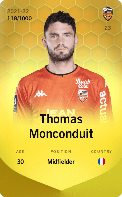 Thomas Monconduit 2021-22 • Limited 118/1000