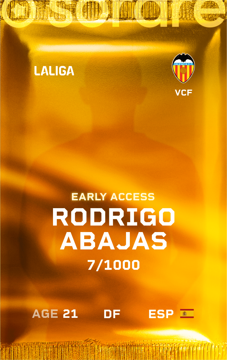 Rodrigo Abajas 2024-25 • Limited 7/1000