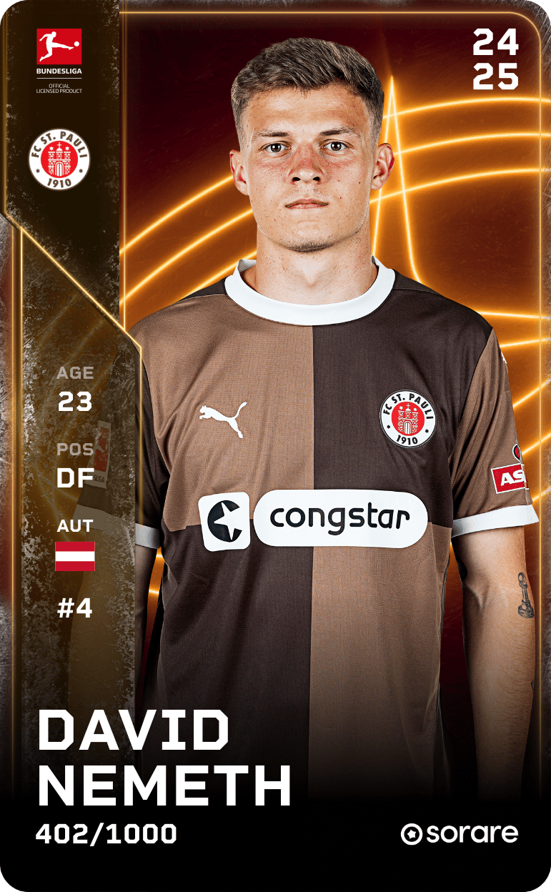 David Nemeth 2024-25 • Limited 402/1000