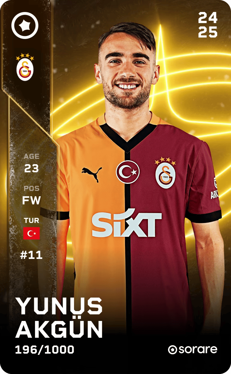 Yunus Akgün 2024-25 • Limited 196/1000