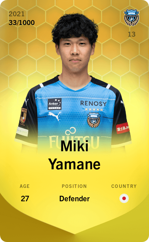Miki Yamane 2021-22 • Limited 33/1000