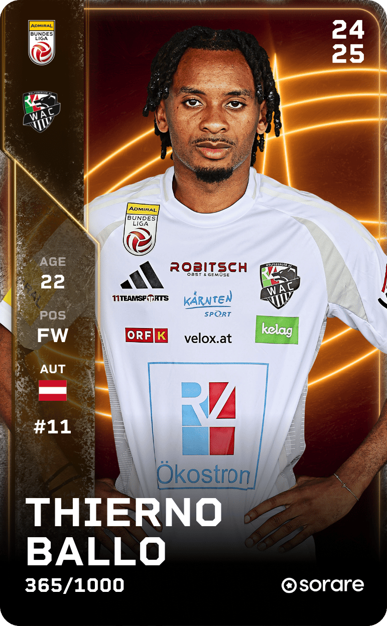 Thierno Ballo 2024-25 • Limited 365/1000