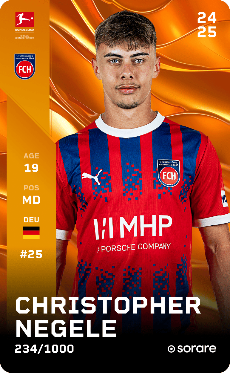 Christopher Negele 2024-25 • Limited 234/1000