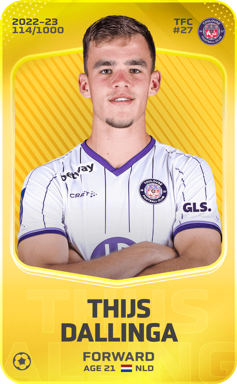 Thijs Dallinga 2022-23 • Limited 114/1000