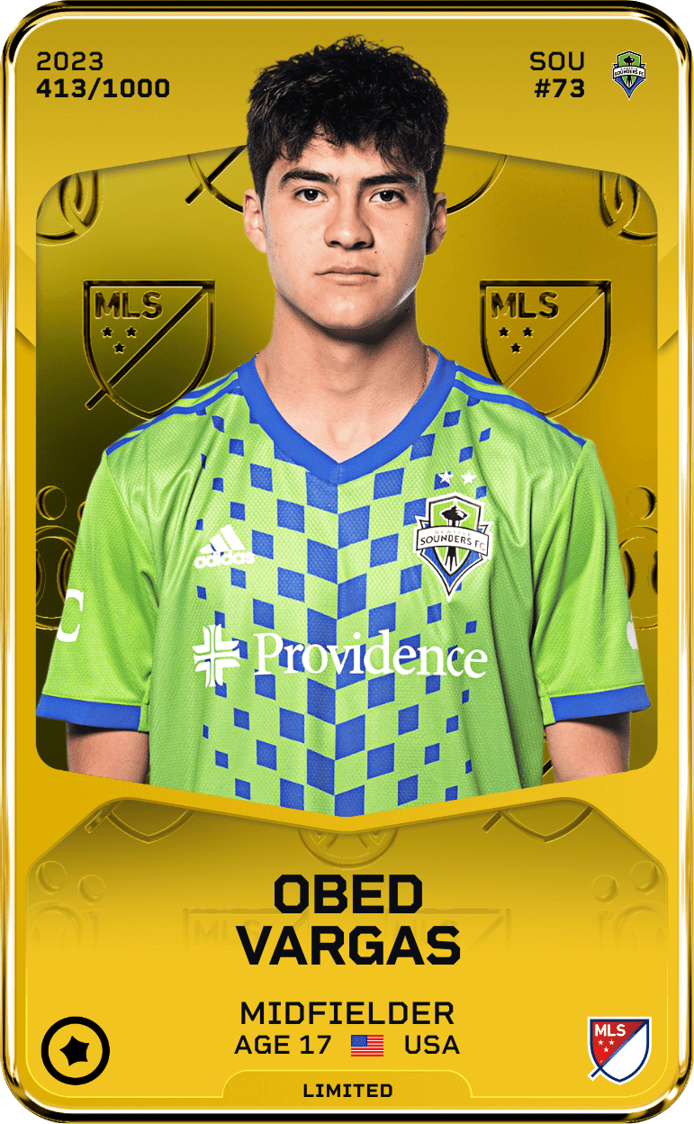 Obed Vargas 2023-24 • Limited 413/1000