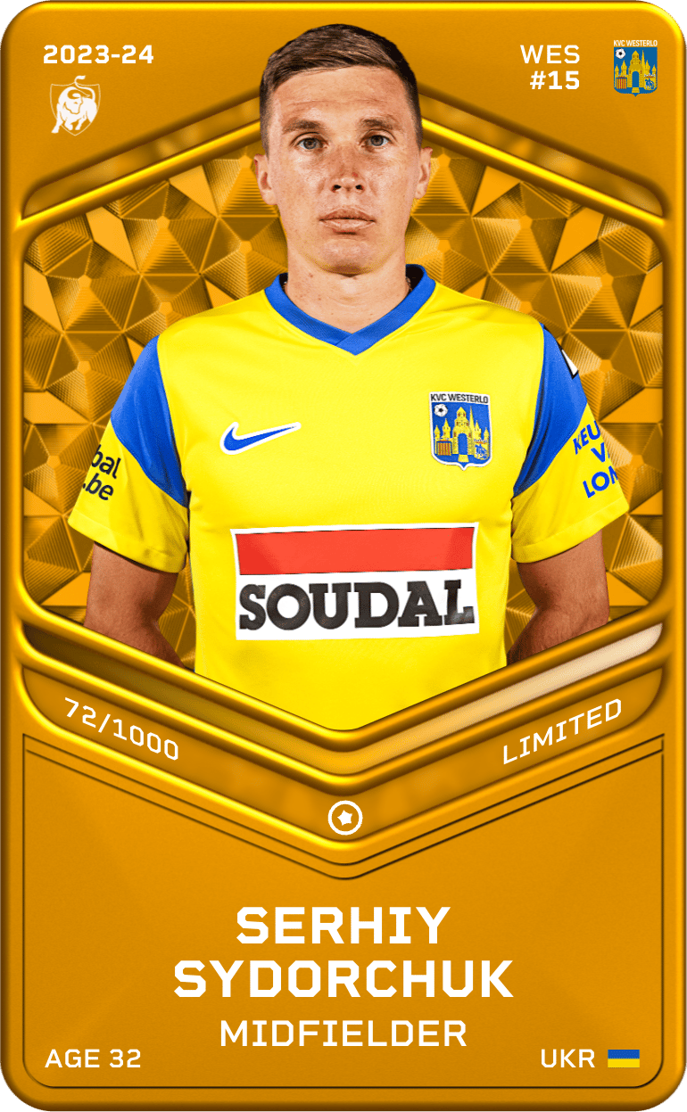 Serhiy Sydorchuk 2023-24 • Limited 72/1000