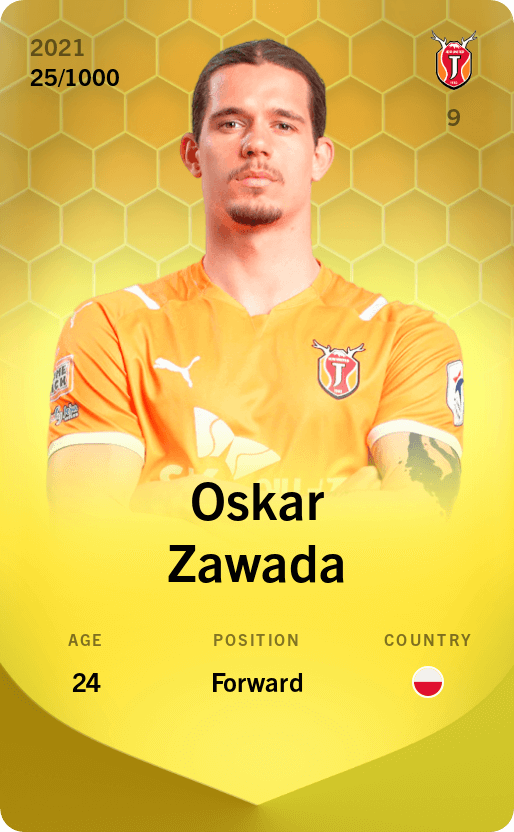 Oskar Zawada 2021-22 • Limited 25/1000