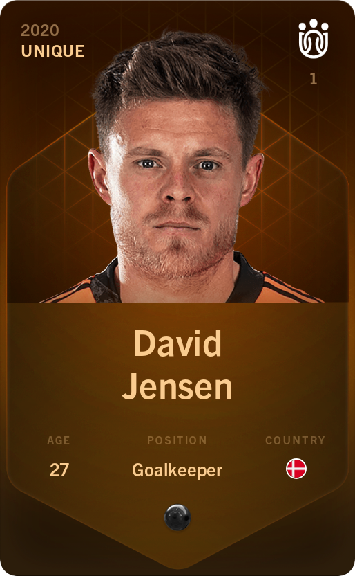 Sorare - Sorare Official - David Jensen 2020-21 • Unique - NFT # 7757477451452344087793864373970508854491568189490418257403050083018089864191