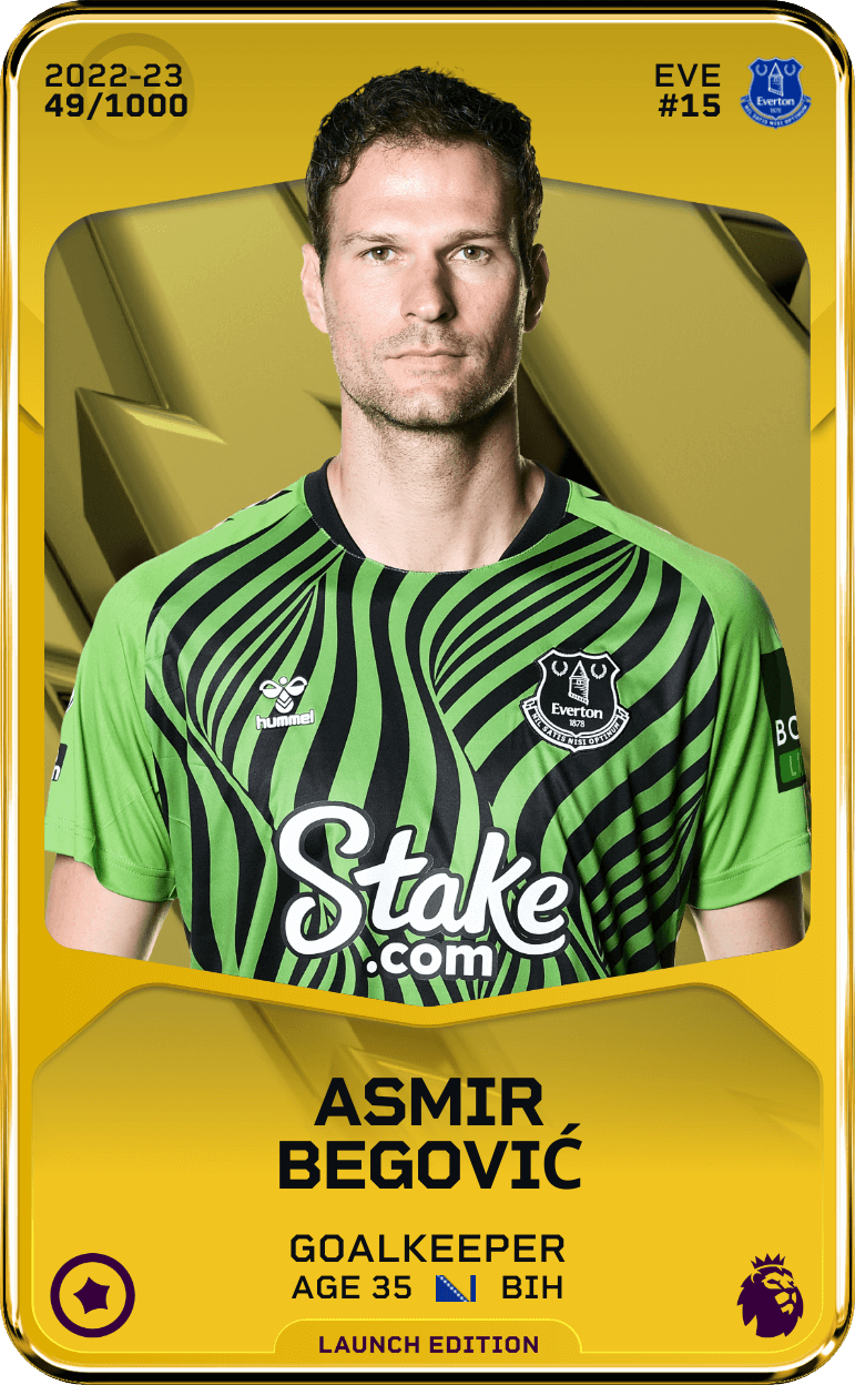 Asmir Begović 2022-23 • Limited 49/1000