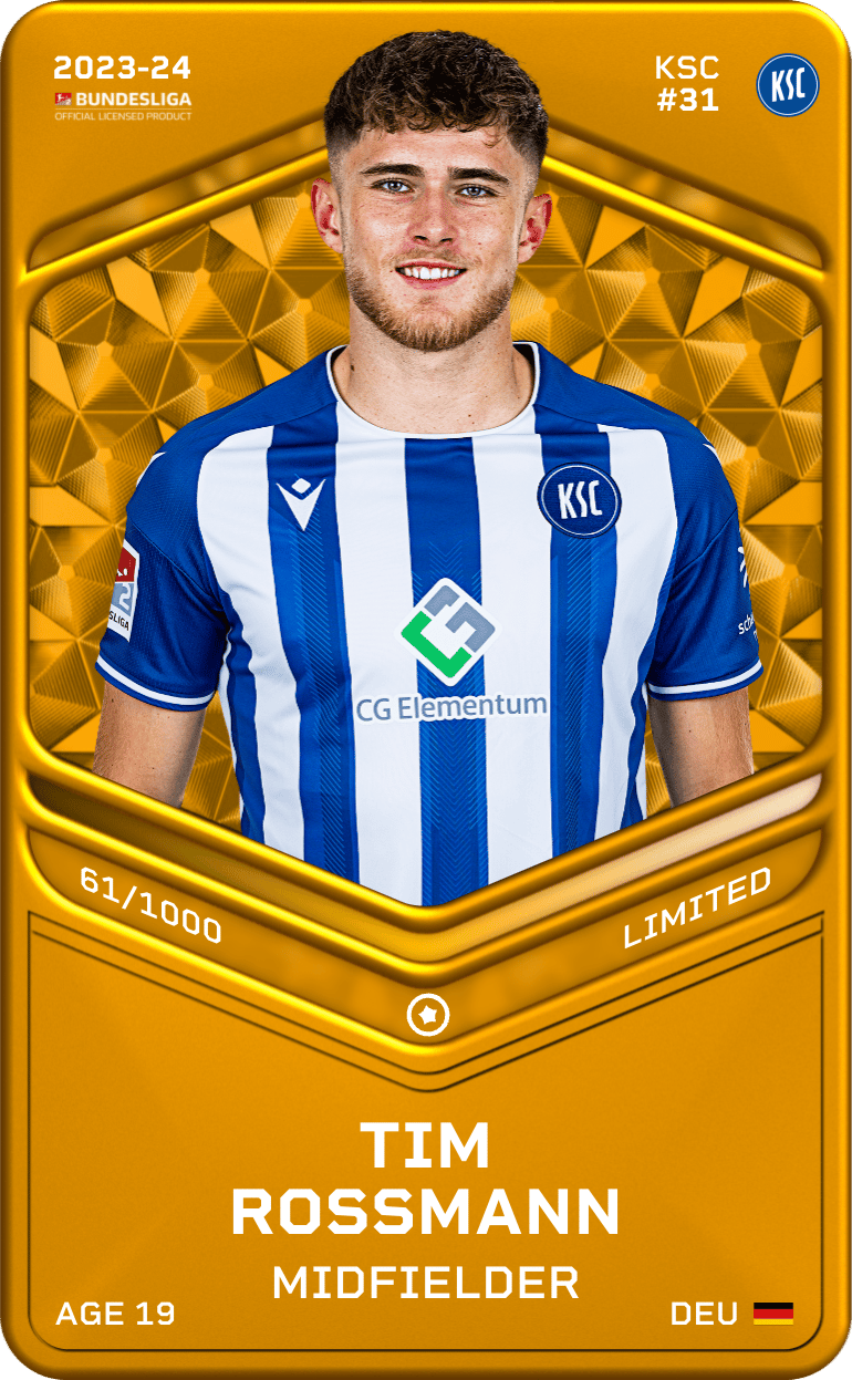 Tim Rossmann 2023-24 • Limited 61/1000
