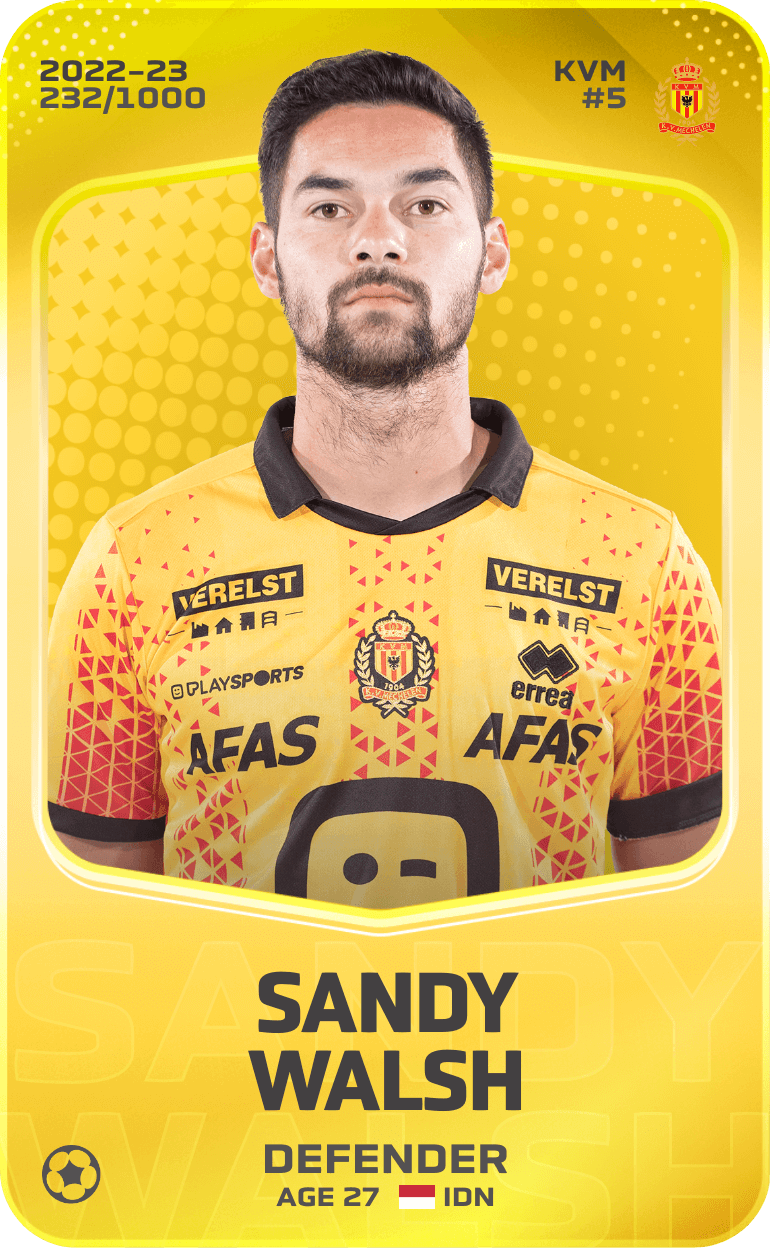 Sandy Walsh 2022-23 • Limited 232/1000