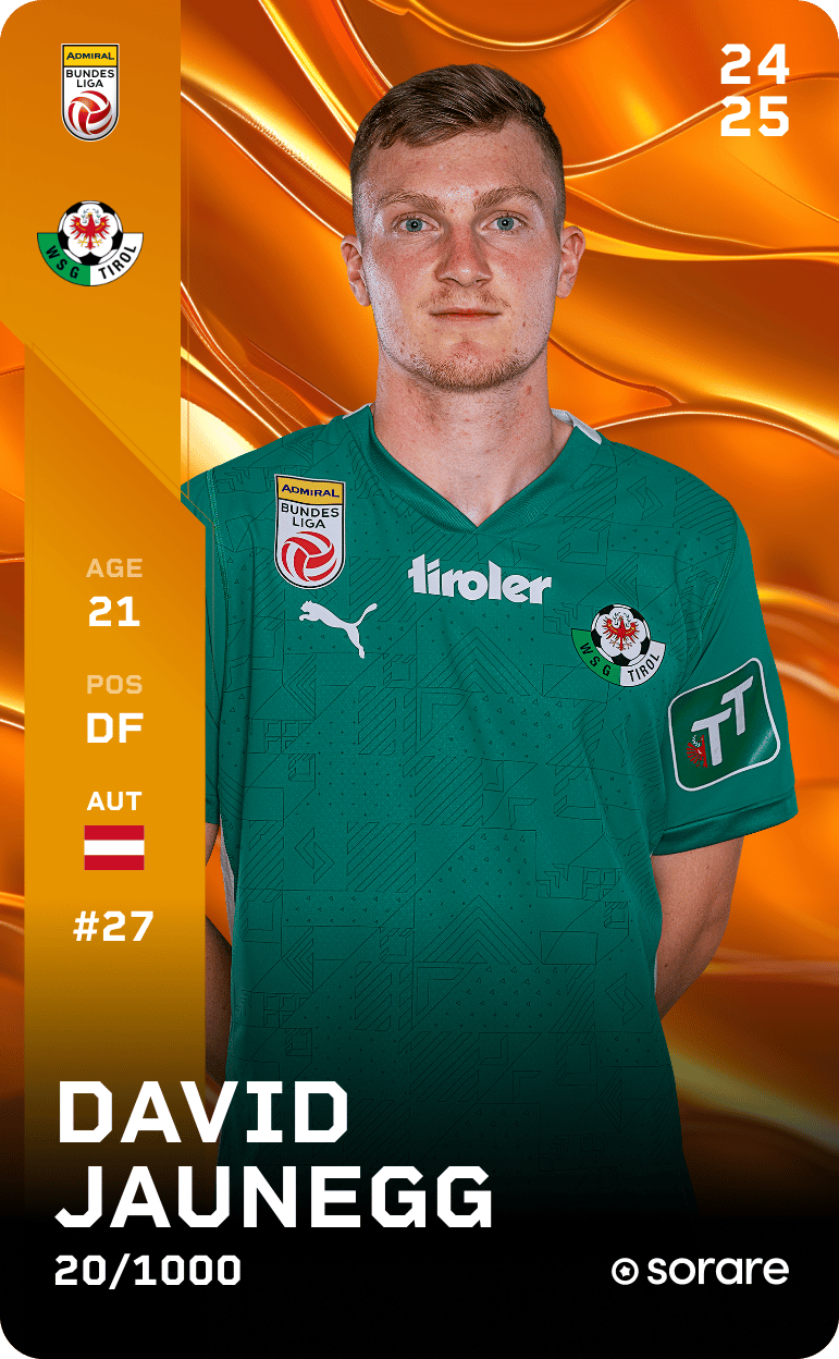David Jaunegg 2024-25 • Limited 20/1000
