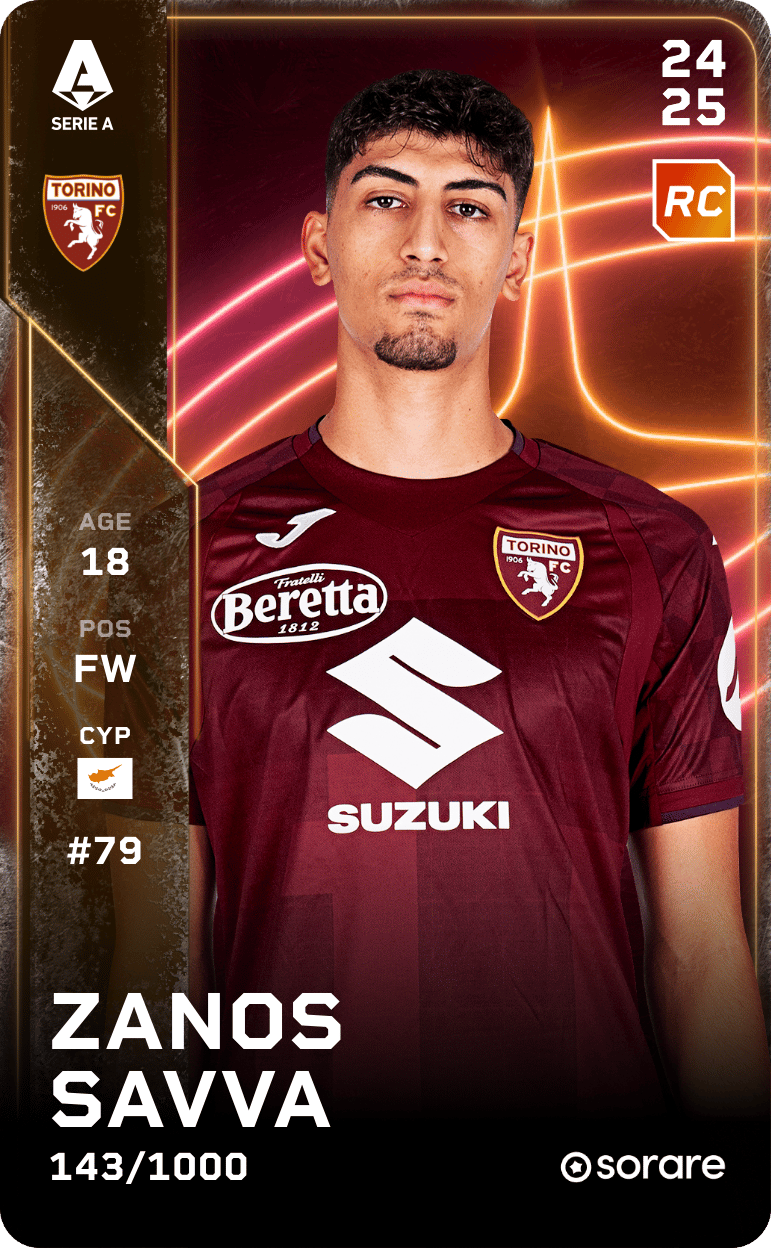 Zanos Savva 2024-25 • Limited 143/1000