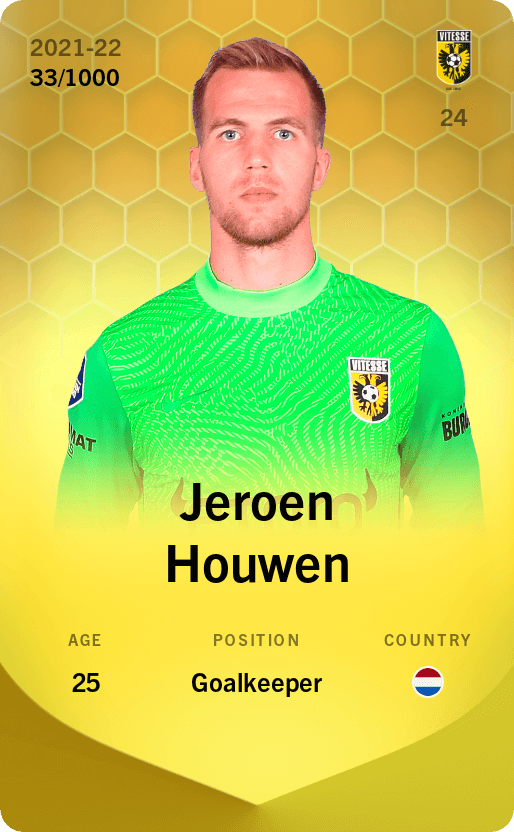 Jeroen Houwen 2021-22 • Limited 33/1000
