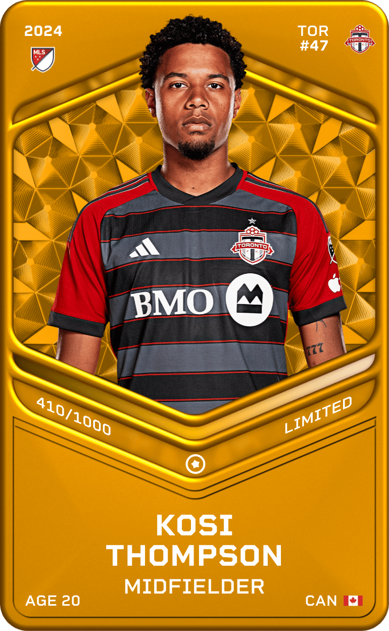 Kosi Thompson 2024-25 • Limited 410/1000